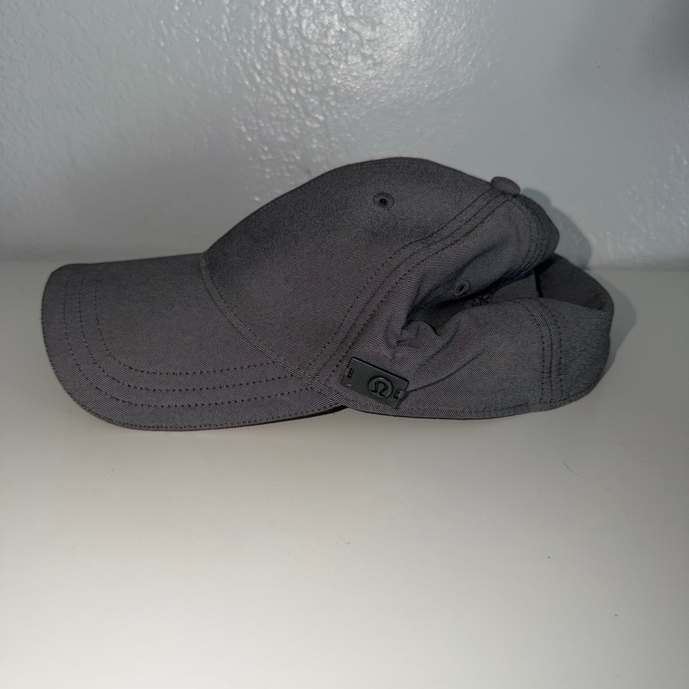 Womens Lululemon Baller Gray Hat Athletic Cap Logo
